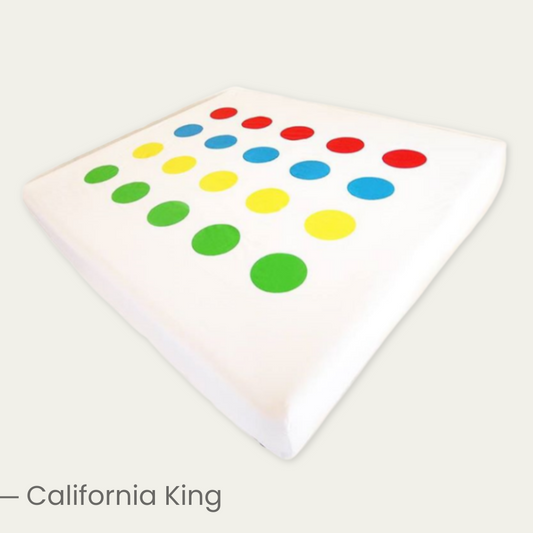 Novelty Twister Bed Sheet California King