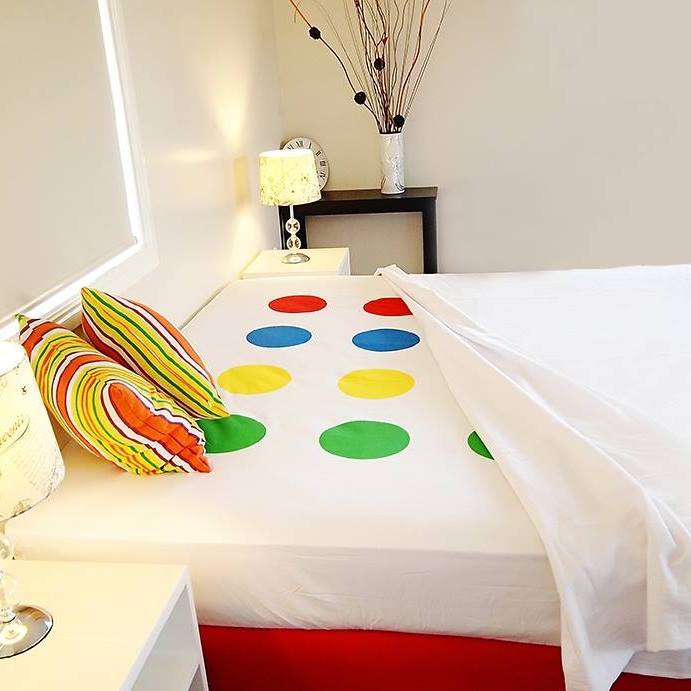 Novelty Twister Bed Sheet Double / Full